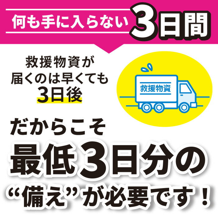 防災セット プレミアム 1人用 【50点セット 】