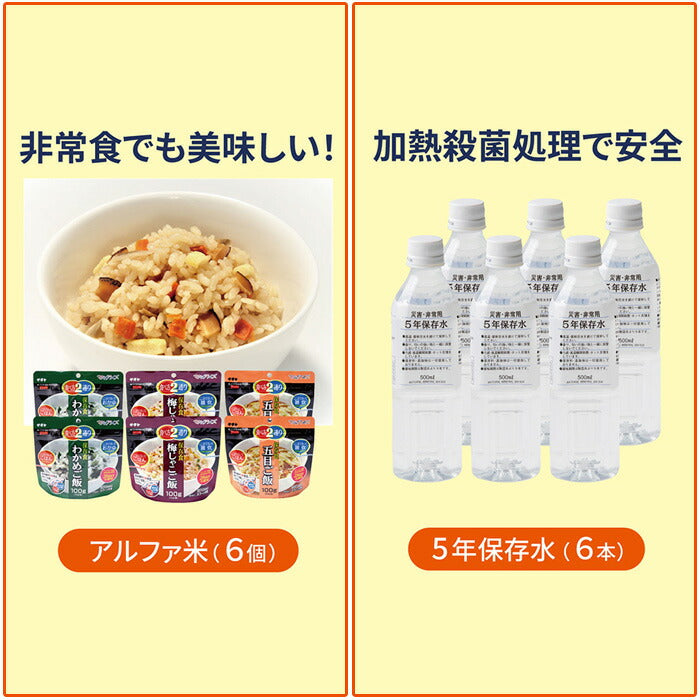 防災セット プレミアム 1人用 【76点セット 】
